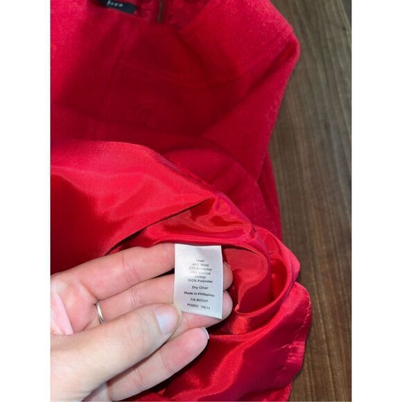 Talbots NWT Red Wool Blend Skirt 8P $99 - Picture 5 of 5